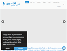 Tablet Screenshot of interserve.nl
