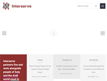 Tablet Screenshot of interserve.org
